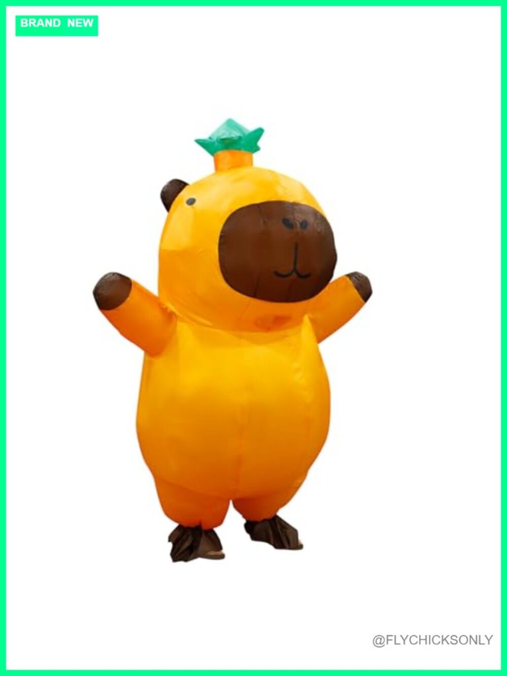 Capybara Inflatable Costume Adult, Funny Blow Up Suit Halloween Party Cosplay